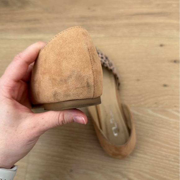 Women’s Cheetah Print Halo Flats Ballet CL LAUNDRY Animal Print Brown Halo 6.5 - Picture 9 of 9